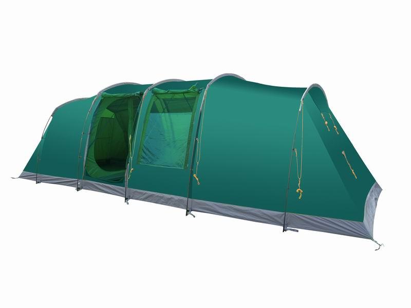 Tunnel tent for hiking and camping